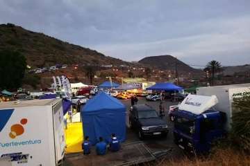 Jesús Tacoronte y Mariola Sáez se coronan en el XVI Rallye de Tierrra de Gran Canaria (Foto TA)