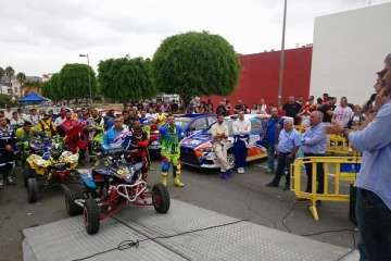 Jesús Tacoronte y Mariola Sáez se coronan en el XVI Rallye de Tierrra de Gran Canaria (Foto TA)