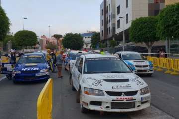 Jesús Tacoronte y Mariola Sáez se coronan en el XVI Rallye de Tierrra de Gran Canaria (Foto TA)
