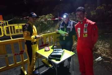 Jesús Tacoronte y Mariola Sáez se coronan en el XVI Rallye de Tierrra de Gran Canaria (Foto TA)