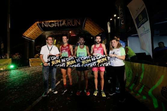 Los atletas teldenses Saúl Castro y Fran Cabrera brillan en la San Roque LPA NightRun (Foto TA)
