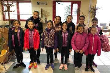 La gimnasia rítmica de Telde triunfa en Guadalajara (Foto TA)