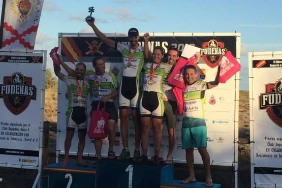 El equipo teldense BP La Garita-Zamakona brilla en la dura prueba Fudenas (Foto TA)