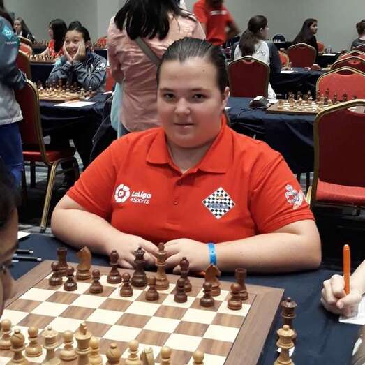 Jenny Sanabria participó en el Campeonato del Mundo Individual Sub-14 y Sub-18 celebrado en Grecia (Foto TA)