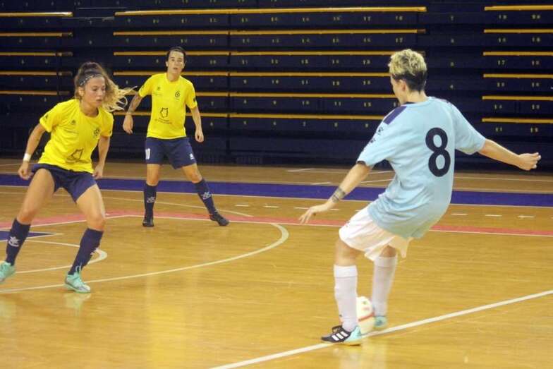 Imagen de un encuentro del Preconte Telde en la actual temporada (Foto TA)