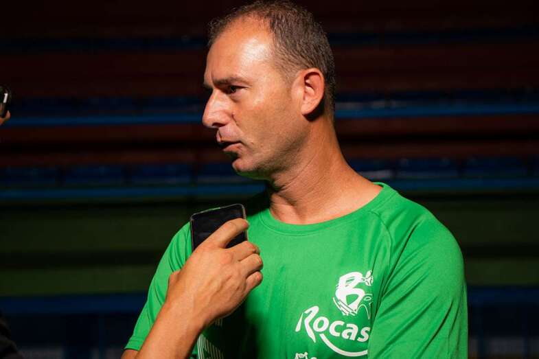 Carlos Herrera, entrenador del Rocasa Gran Canaria (Foto TA)