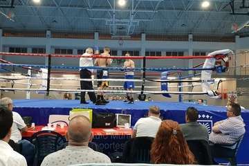 El boxeo volvió a Telde con una velada en el Pabellón Juan Carlos Hernández (Foto TA)