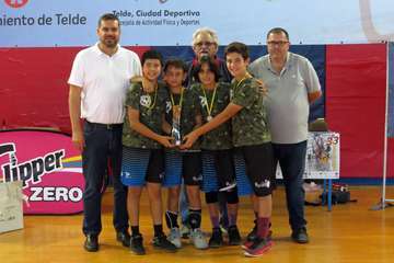 Más de 150 niños participan en Telde en  Primer 3X3 Basket Solidario Proyecto Sueños por África (Foto Acfi Press)
