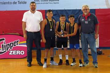 Más de 150 niños participan en Telde en  Primer 3X3 Basket Solidario Proyecto Sueños por África (Foto Acfi Press)