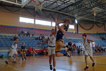 Más de 150 niños participan en Telde en  Primer 3X3 Basket Solidario Proyecto Sueños por África (Foto Acfi Press)