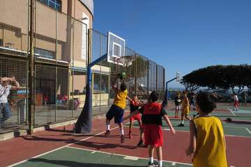 Más de 150 niños participan en Telde en  Primer 3X3 Basket Solidario Proyecto Sueños por África (Foto Acfi Press)