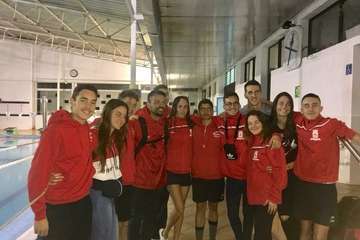Lluvia de metales para la natación teldense en Larga Distancia (Foto TA)
