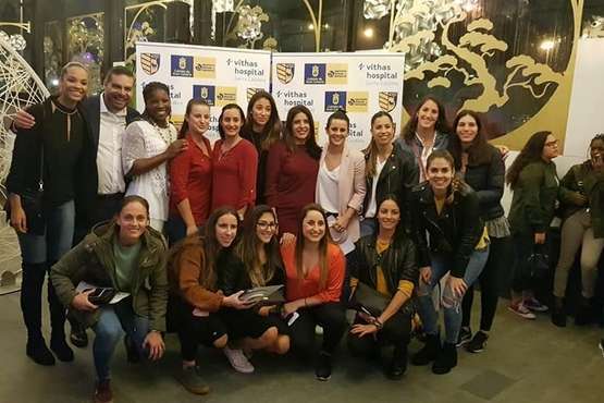  Telde con sus 'guerreras' (Foto TA)