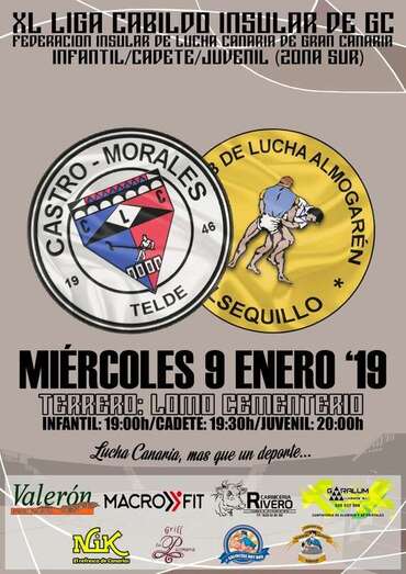 Cartel del encuentro luchístico (Foto TA)