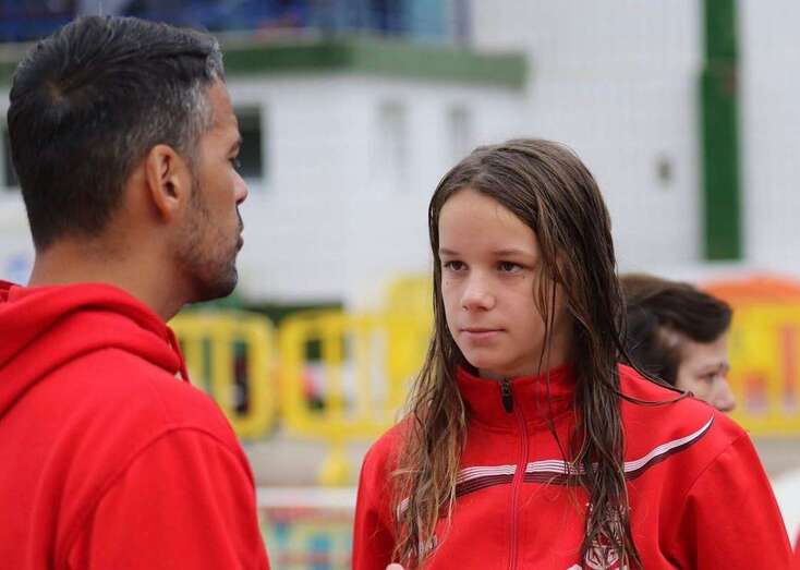 Patricia López y Cristo Cárdenes, convocados para el Campeonato de España de Natación por Comunidades (Foto TA)