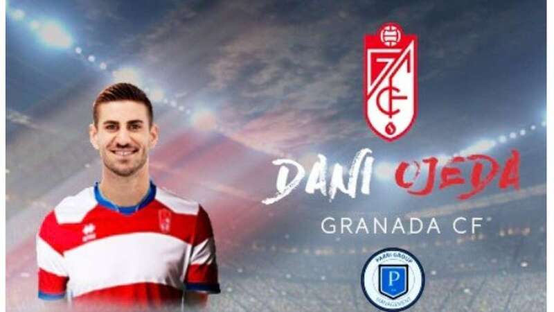 Dani Ojeda, ya con la camiseta del Granada (Foto TA)