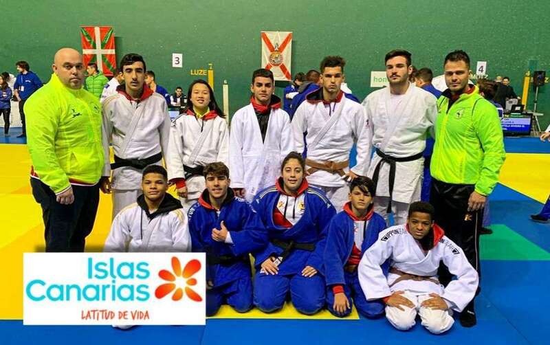 Miembro del club teldense que participaron en la Copa de España A Cadete (Foto TA)