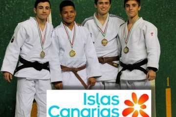 Los judocas del club teldense Akari-Las Nieves cuajan una buena actuación en la Copa de España (Foto TA)