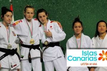 Los judocas del club teldense Akari-Las Nieves cuajan una buena actuación en la Copa de España (Foto TA)