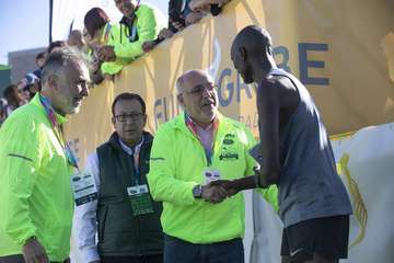 La Cajasiete Gran Canaria Maratón se celebró este domingo en la capital de la isla (Foto TA)