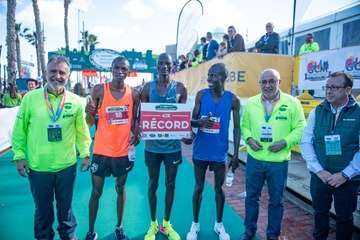La Cajasiete Gran Canaria Maratón se celebró este domingo en la capital de la isla (Foto TA)