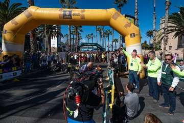 La Cajasiete Gran Canaria Maratón se celebró este domingo en la capital de la isla (Foto TA)