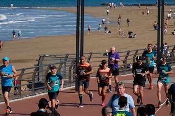 La Cajasiete Gran Canaria Maratón se celebró este domingo en la capital de la isla (Foto TA)
