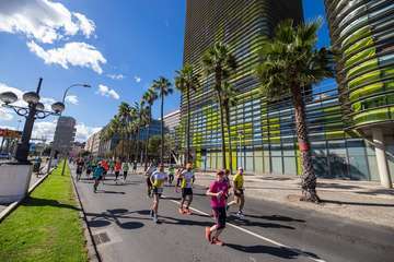 La Cajasiete Gran Canaria Maratón se celebró este domingo en la capital de la isla (Foto TA)