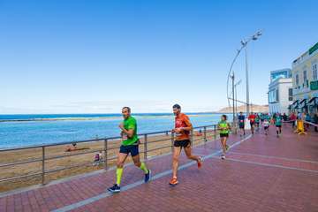 La Cajasiete Gran Canaria Maratón se celebró este domingo en la capital de la isla (Foto TA)
