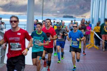 La Cajasiete Gran Canaria Maratón se celebró este domingo en la capital de la isla (Foto TA)