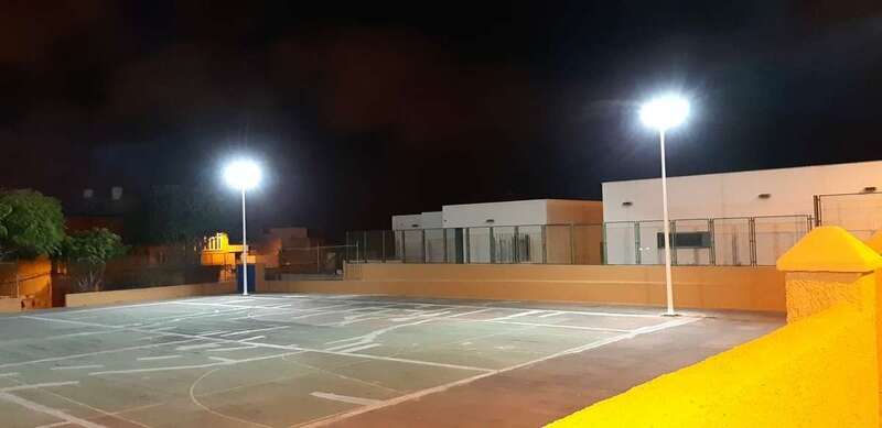 Los proyectores de halogenuro se han sustituido ahora por led (Foto TA)