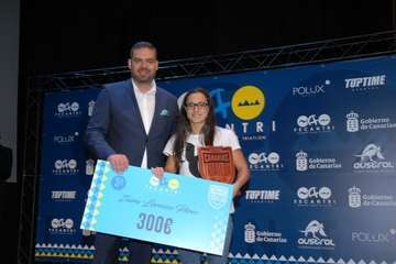Canarias entrega en Telde sus premios de Triatlón de 2018 (Foto TA)