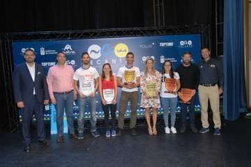 Canarias entrega en Telde sus premios de Triatlón de 2018 (Foto TA)