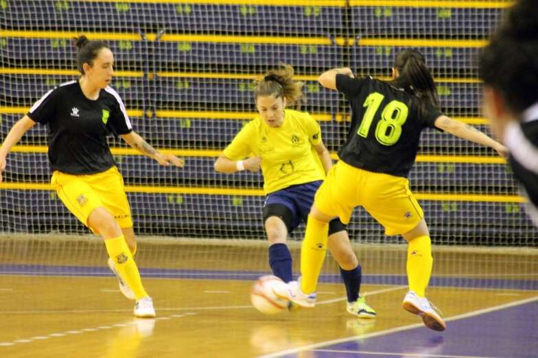 Momento del partido de este sábado (Foto TA)