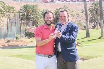 Triunfo final de Callejo en Telde en el Campeonato de Canarias 2019 de Golf (Foto TA)