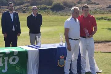 Triunfo final de Callejo en Telde en el Campeonato de Canarias 2019 de Golf (Foto TA)