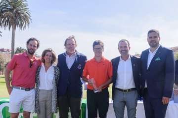 Triunfo final de Callejo en Telde en el Campeonato de Canarias 2019 de Golf (Foto TA)