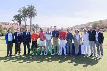 Triunfo final de Callejo en Telde en el Campeonato de Canarias 2019 de Golf (Foto TA)