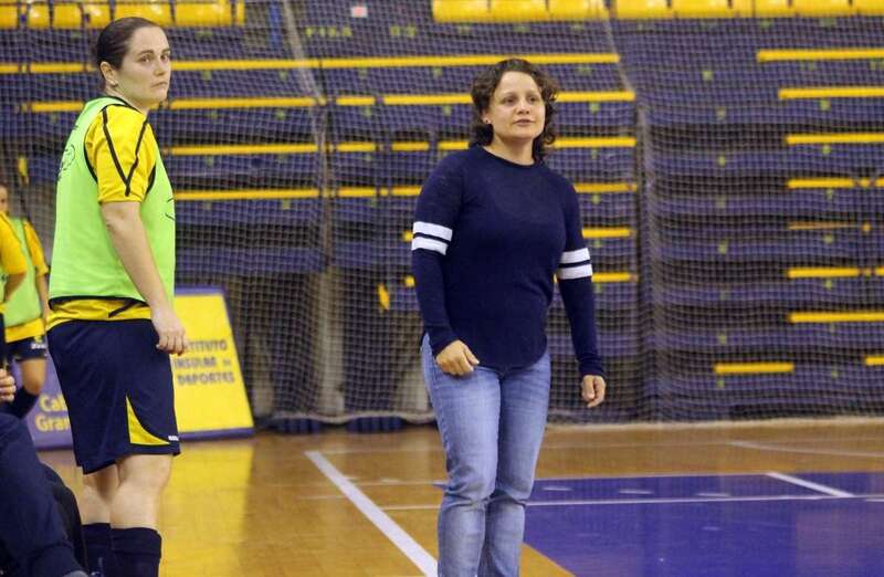 Imagen de archivo de Cristina Gimeno, entrenadora del  Preconte Telde (Foto TA)