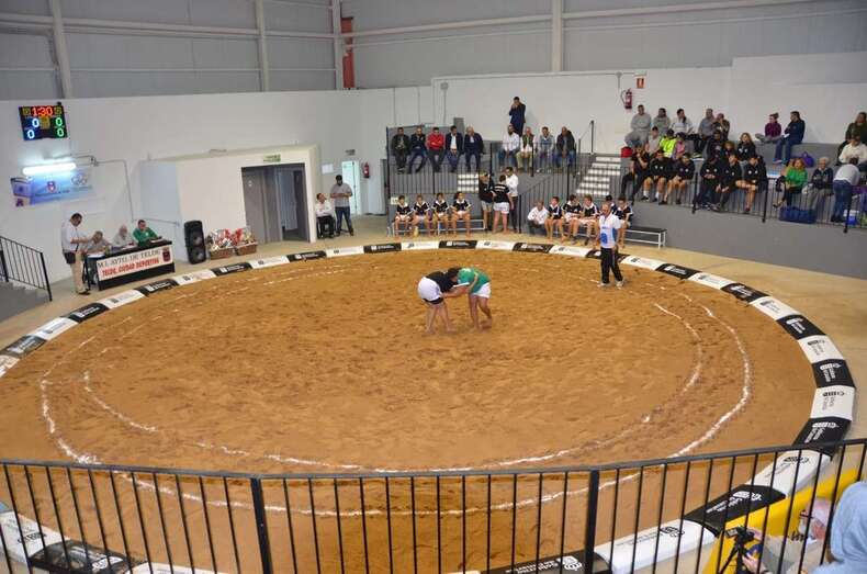 Imagen de archivo de una luchada en el terrrero de Lomo Cementerio
