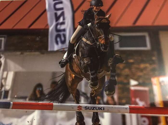 La joven amazona Carlota Gutiérrez (Foto TA)