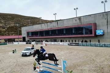 Carlota Gutiérrez, joven amazona teldense (Foto TA)