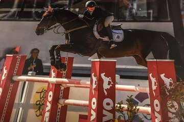 Carlota Gutiérrez, joven amazona teldense (Foto TA)