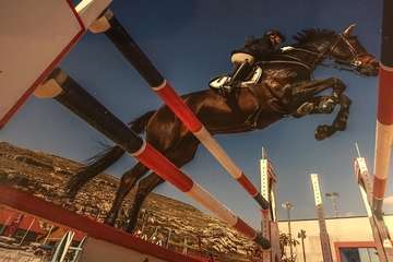Carlota Gutiérrez, joven amazona teldense (Foto TA)