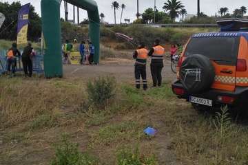Jóvenes promesas del ciclismo en Telde (Foto TA)
