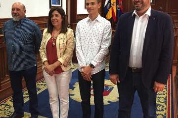 Telde felicita al campeón de Canarias de Espada júnior y cadete (Foto TA)