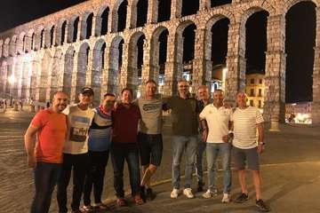 El CD Ecosub Atlántico, de Telde, en la exigente Madrid-Segovia MTB (Foto TA)