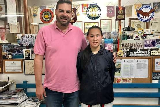 : La teldense Patricia Hua Medina, al Campeonato de España de Taekwondo Cadete (Foto TA)
