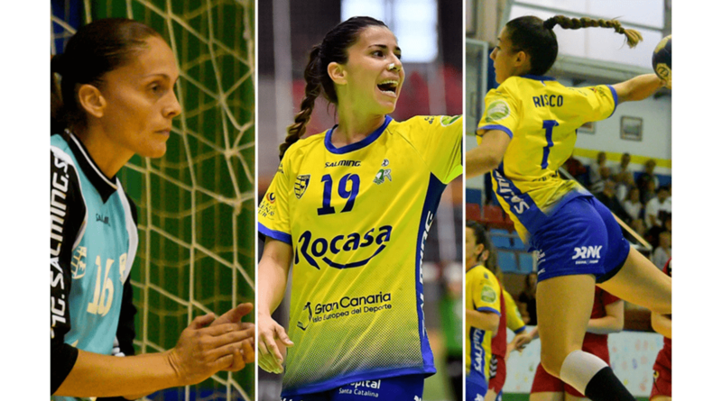 Silvia Navarro, Tiddara Trojaola y Arinegua Pérez (Foto TA)