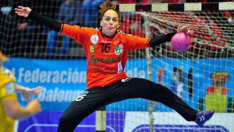 La guardameta del Rocasa Gran Canaria, Silvia Navarro (Foto EFE)